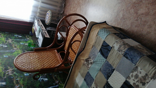 Кресло-качалка Milano/Милано ротанг коньяк фото покупателя 1