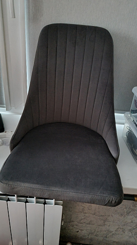 Стул на металлокаркасе Kora green / black фото покупателя 329