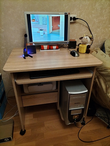 Компьютерный стол КСТ-10.1 белый фото покупателя 26