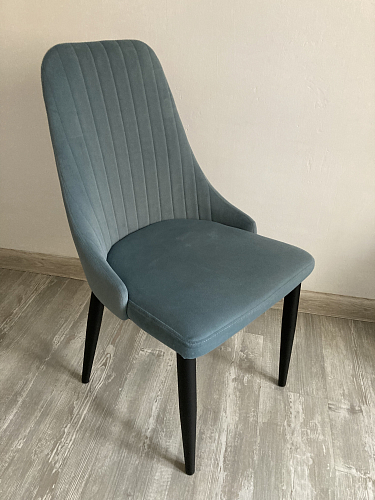 Стул на металлокаркасе Kora green / black фото покупателя 491