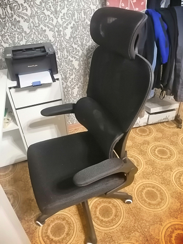 Компьютерное кресло Sprut темно-серый / черный фото покупателя 11