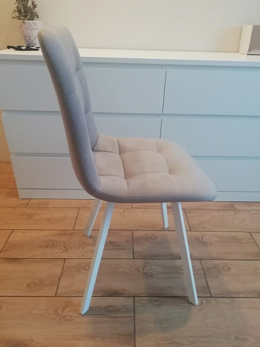 Стул на металлокаркасе Чилли К кирпичный / черный фото покупателя 489