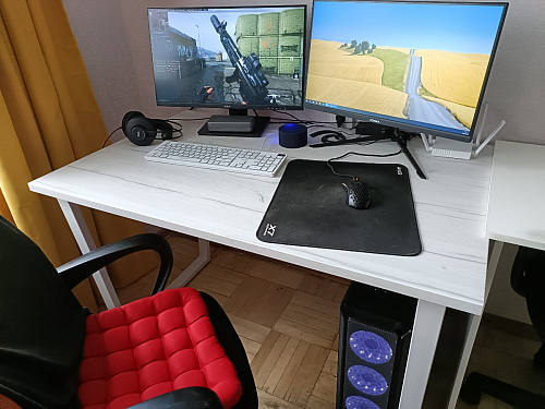 Стол раскладной Лота Лофт 120 25 мм юта / черный матовый фото покупателя 217