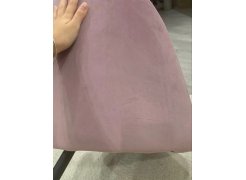 Стул на металлокаркасе Gabi 1 бежевый / черный с серебряными наконечниками фото покупателя 172