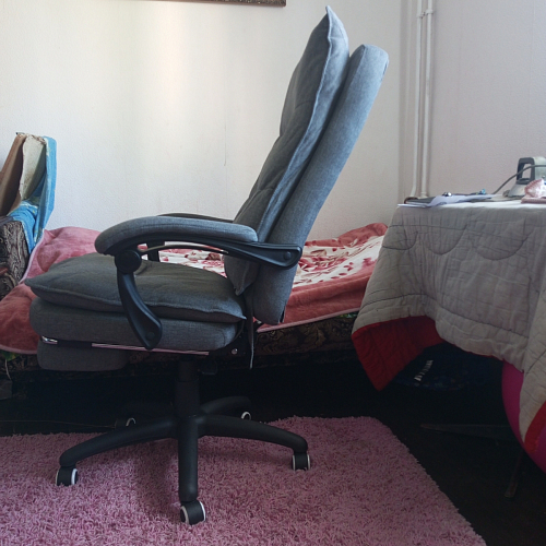 Компьютерное кресло Rapid голубое фото покупателя 81