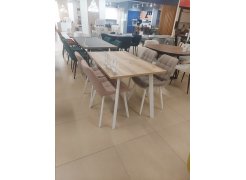 Стол раскладной Колон Лофт 120 25 мм юта / черный матовый из шоурума 1