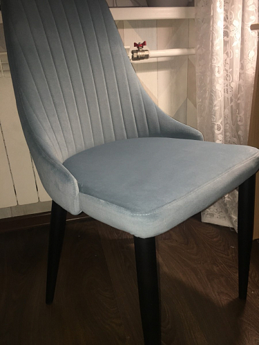 Стул на металлокаркасе Kora gray / black фото покупателя 225