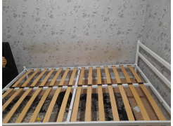 Односпальная кровать Фади 80х200 черная фото покупателя 749