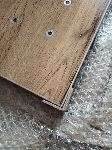 Стол Тринити Лофт 120 32 мм бетон / черный матовый фото покупателя 52