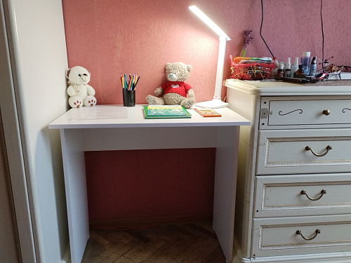 Стол письменный Kiwi белый  - Уцененный экземпляр фото покупателя 96