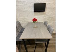 Стол Лота Лофт 140 25 мм юта / белый матовый фото покупателя 29