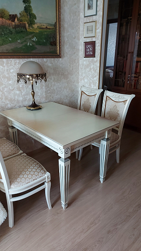 Стул Mariano молочный / патина фото покупателя 2