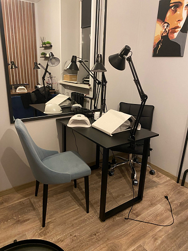 Стул на металлокаркасе Kora beige / black фото покупателя 128