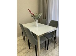 Стул на металлокаркасе Kora beige / black фото покупателя 20