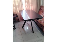 Керамический стол Вилли 140 (200) х 80 белый мрамор alpin white / snow white / белый фото покупателя 36