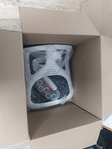 Компьютерное кресло Konfi light gray / blue / white фото покупателя 287