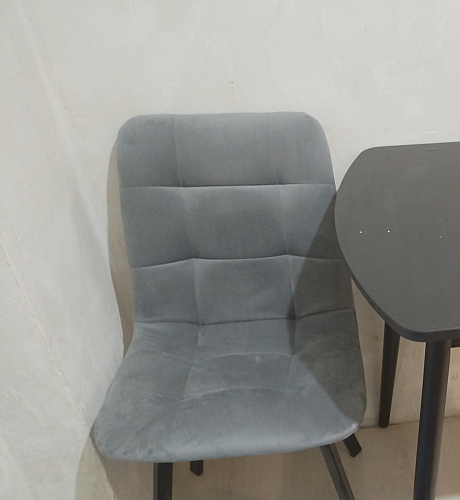 Стул на металлокаркасе Чилли К кирпичный / черный фото покупателя 318