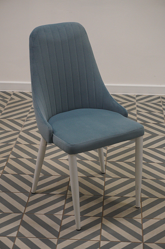 Стул на металлокаркасе Kora black / gray из шоурума 15