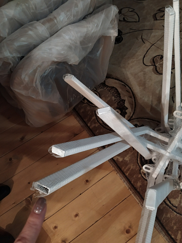 Стул на металлокаркасе Чилли К кирпичный / черный фото покупателя 552