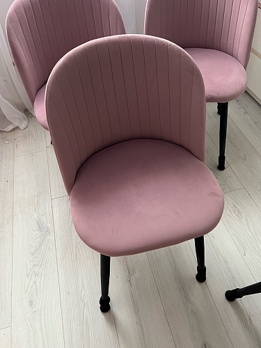 Стул на металлокаркасе Gabi gray / black фото покупателя 199