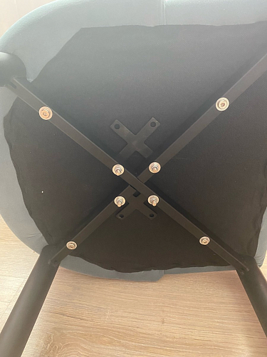 Стул на металлокаркасе Kora gray / black фото покупателя 180