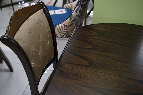 Стол обеденный раздвижной Modena/Модена тобакко из шоурума 4