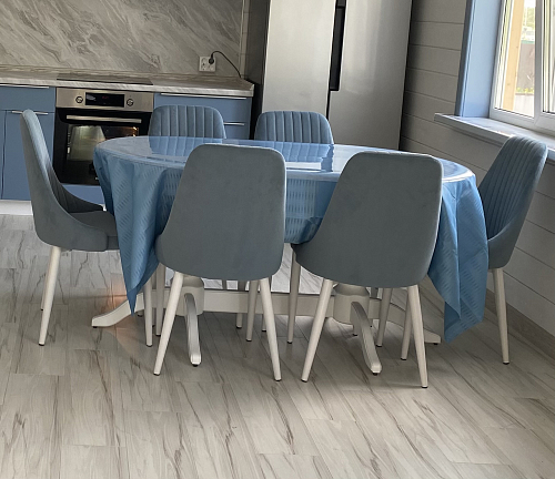 Стул на металлокаркасе Kora gray / black фото покупателя 477