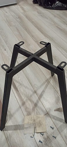 Стул на металлокаркасе Чилли зеленый / черный фото покупателя 388