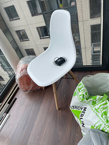 Пластиковый стул Eames PC-015 желтый фото покупателя 401