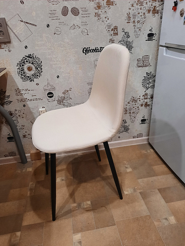 Стул на металлокаркасе Lilu 05 gray / white фото покупателя 26