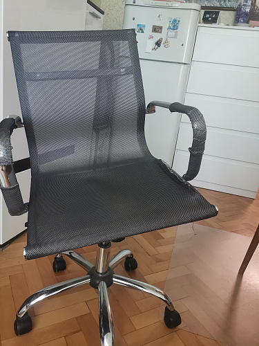 Компьютерное кресло Reus сетка белый / хром фото покупателя 1