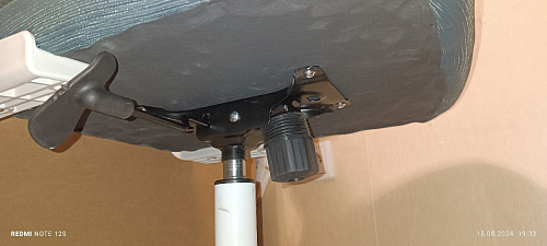 Компьютерное кресло Konfi gray / blue / white фото покупателя 158