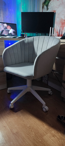 Компьютерное кресло Тибо 01 светло-коричневый / черный фото покупателя 95