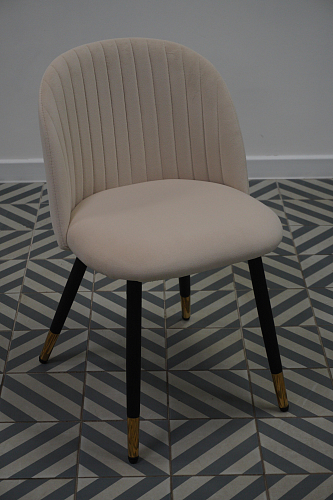 Стул на металлокаркасе Gabi 1 gray / black из шоурума 6