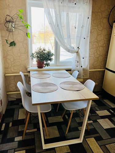 Деревянный стол Лота Лофт 140х80 дуб крафт табачный / черный матовый фото покупателя 809