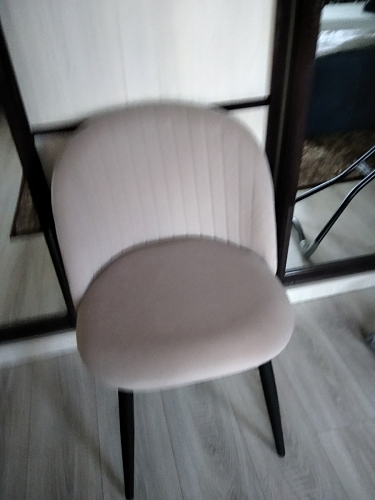 Стул на металлокаркасе Gabi 1 dark gray / black фото покупателя 437