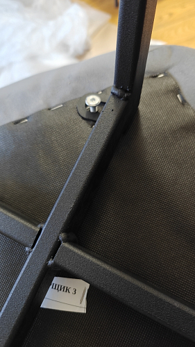 Обеденная группа Эделин темно-серый / бетон / черный матовый фото покупателя 17