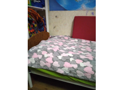 Односпальная кровать Фади 80х200 черная фото покупателя 884