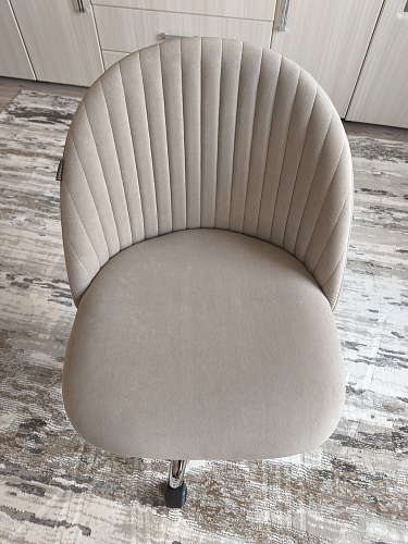 Компьютерное кресло Melody/Мелоди молочное фото покупателя 58