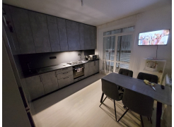 Стол Тринити Лофт 120 32 мм бетон / черный матовый фото покупателя 460