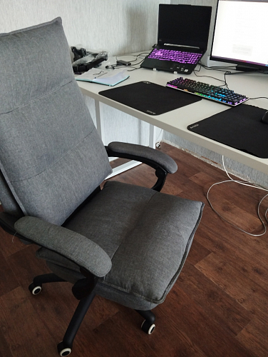 Компьютерное кресло Rapid серое фото покупателя 62