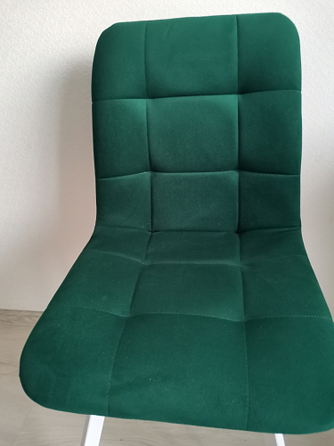 Стул на металлокаркасе Чилли бежевый / белый каркас фото покупателя 678