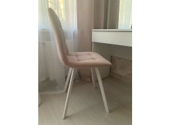 Стул на металлокаркасе Чилли горчичный / белый фото покупателя 598