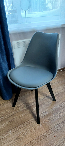 Деревянный стул Bonuss dark gray / black фото покупателя 37