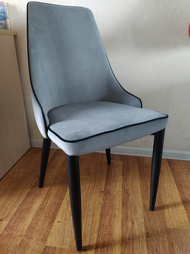 Стул на металлокаркасе Kora beige / black фото покупателя 209