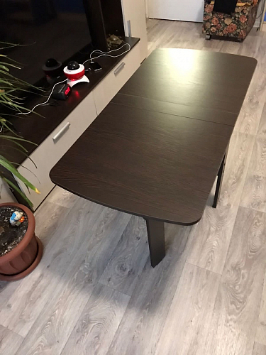 Стол-книжка СтК6 венге / дуб молочный высота 54 см фото покупателя 3