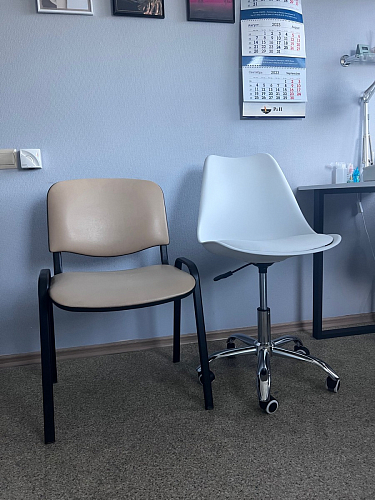 Компьютерное кресло Kolin с подушкой clear / white фото покупателя 120