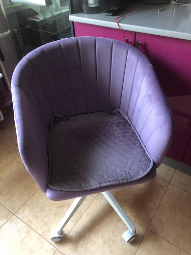 Компьютерное кресло Тибо сиреневый фото покупателя 97