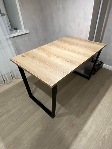 Деревянный стол Лота Лофт 120x75 дуб крафт табачный / черный матовый фото покупателя 915