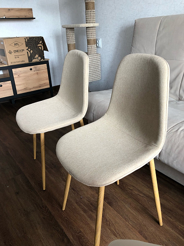 Стул на металлокаркасе Lilu 05 gray / white фото покупателя 89